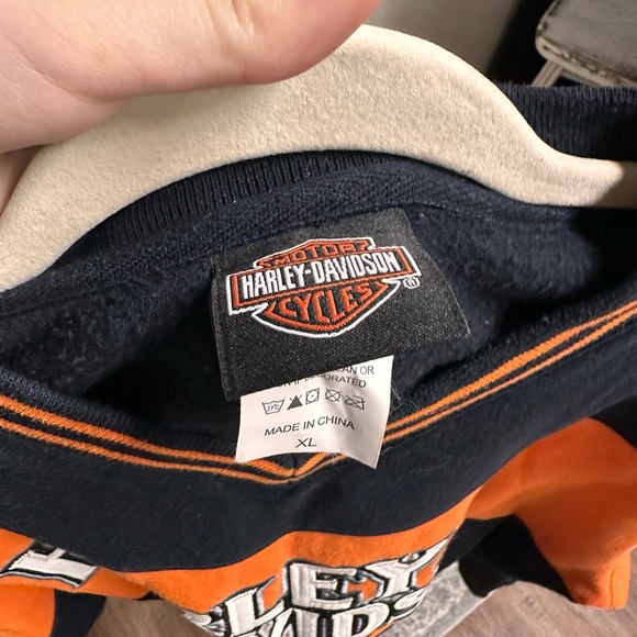 Harley Davidson v neck pull over sweatshirt Coos Bay, OR size XL men’s - Picture 5 of 5